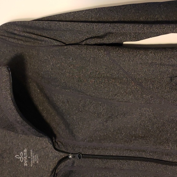 Prana Gray Zip Up Jacket - Picture 4 of 6